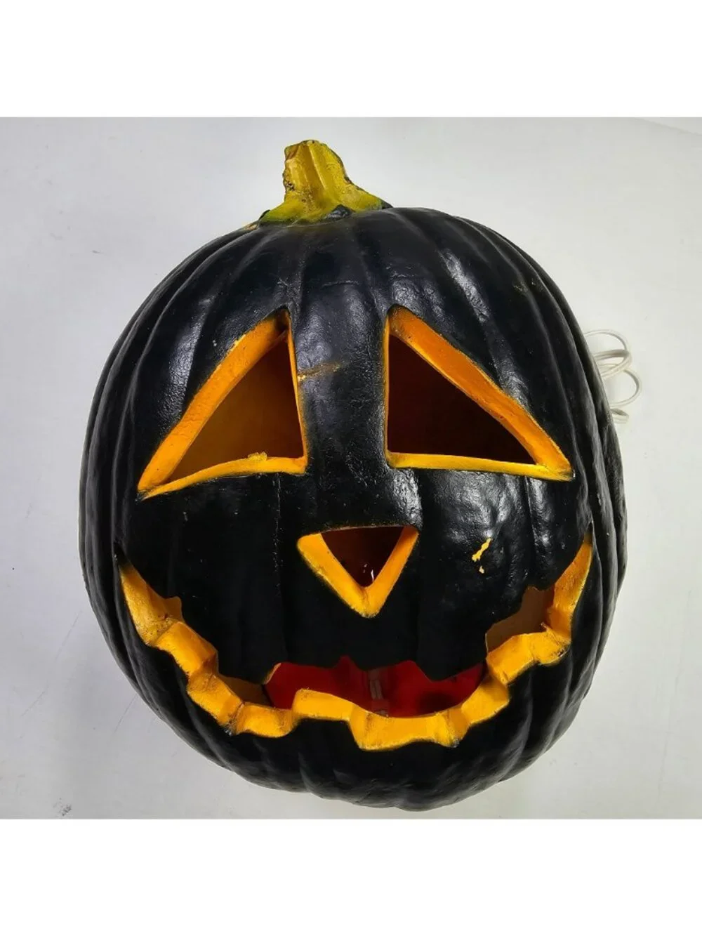 Trendmaster 1993 Black Light-Up Jack-O-Lantern 9